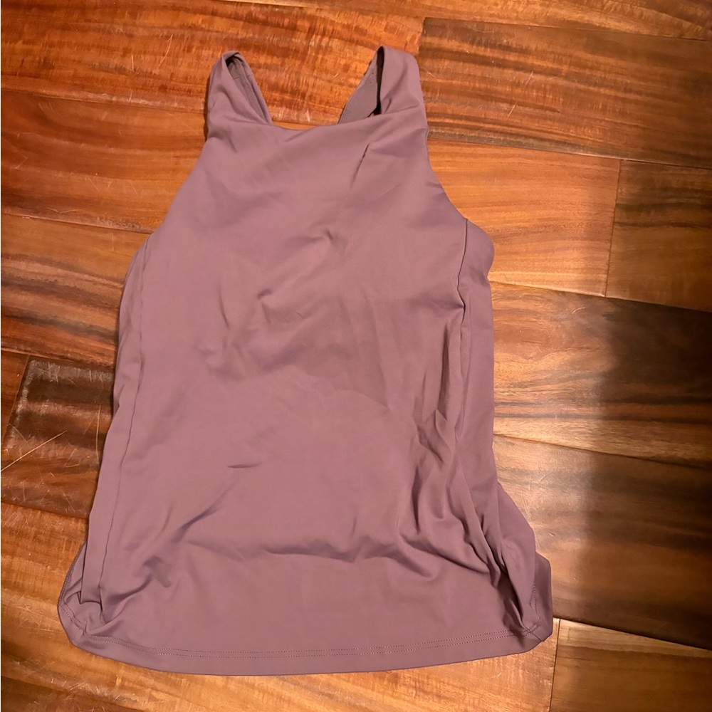 Athleta Women’s Performance‎ Tank Top XS Mauve Purple Built-In Support (0601)
